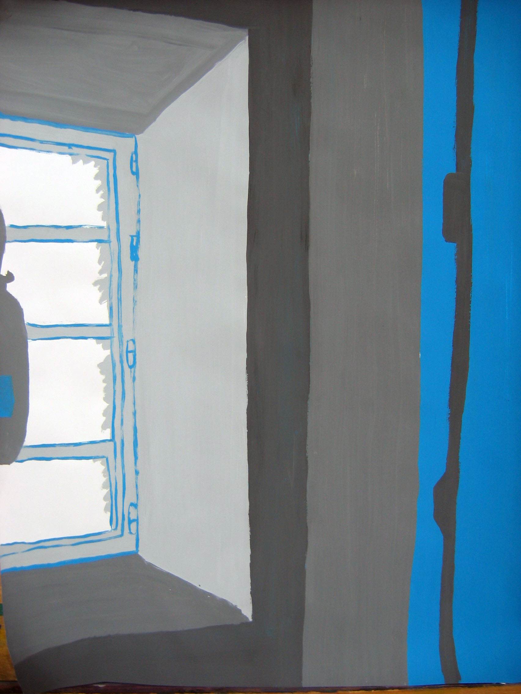 Peinture de Julia Ledu, Manufacture des Gobelins